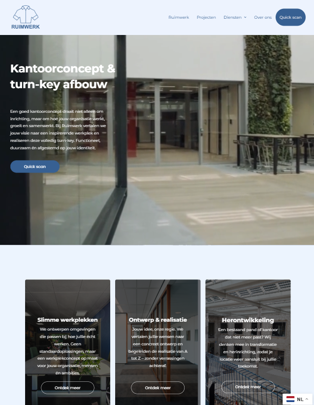 Website Ruimwerk