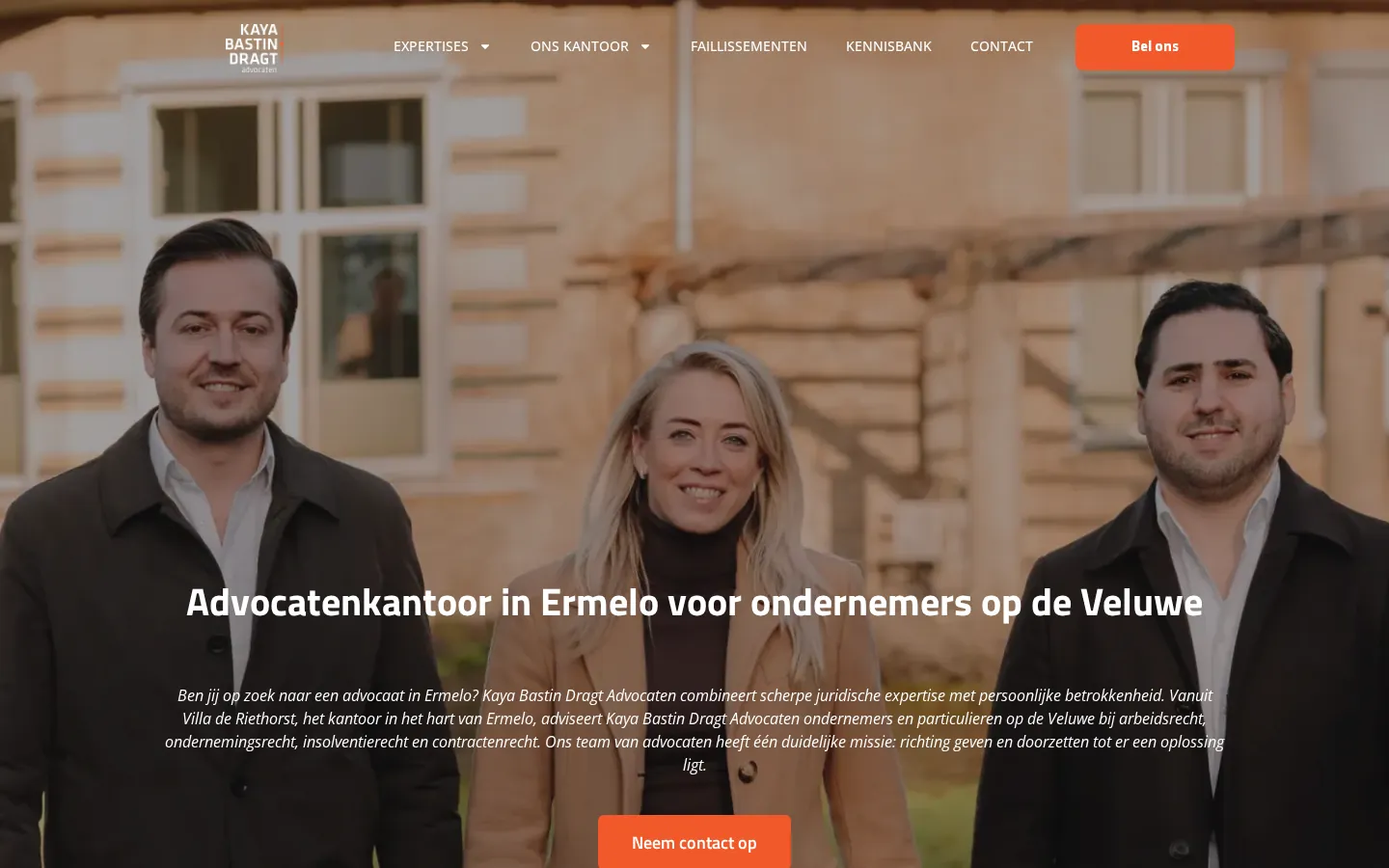 Homepage van Kaya Bastin Dragt Advocaten in Ermelo
